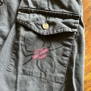 Vintage harley davidson spider shirt